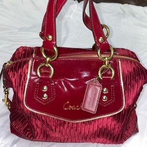 Burgundy Coach Purse